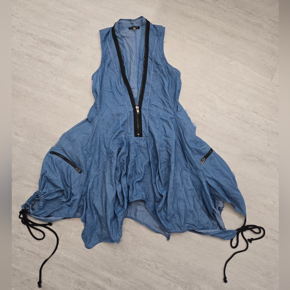 Denim Tunic With Pockets